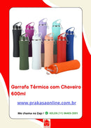 Garrafa Térmica com Chaveiro - 600 ml
