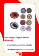 Mouse Pad Tapete Persa Redondo