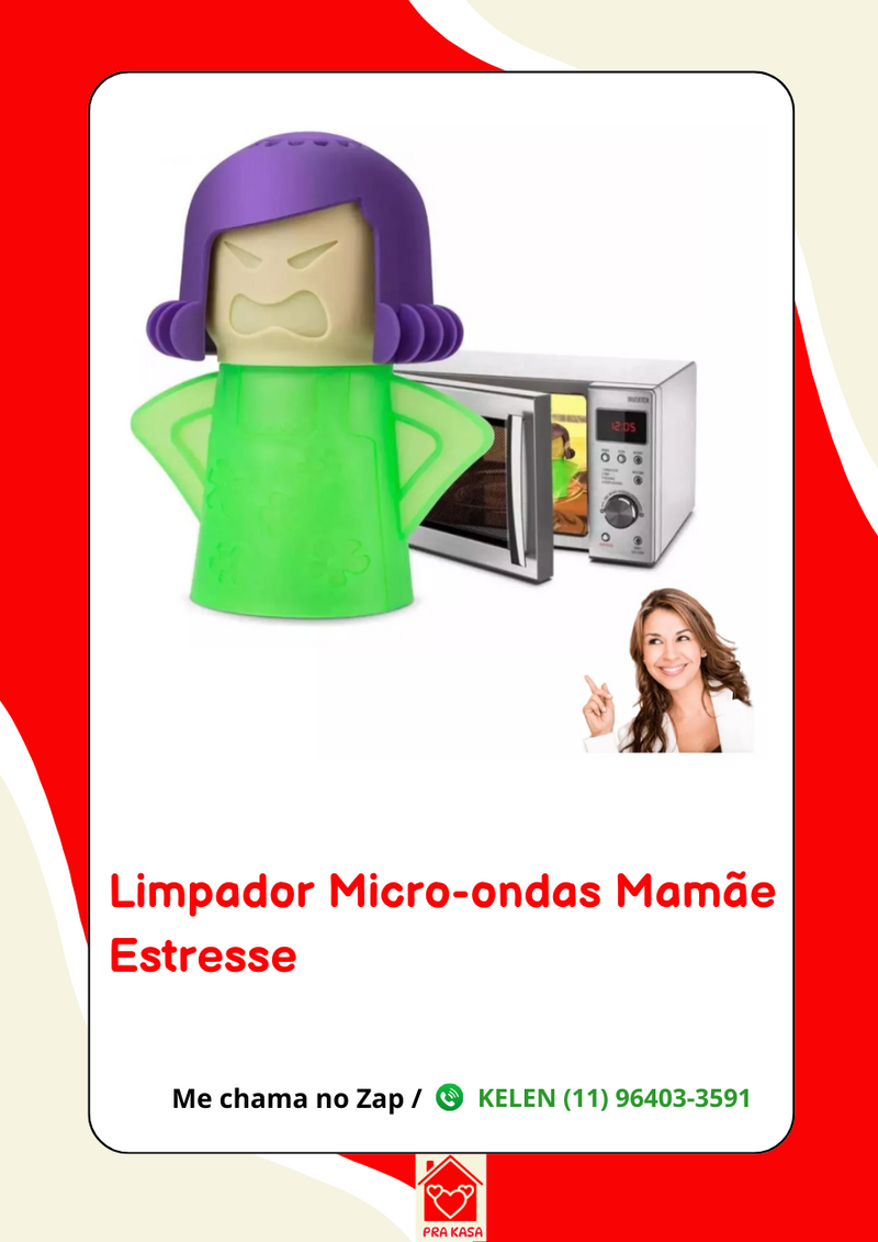 Limpador de Micro-ondas - Mãe Brava