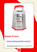 Ralador 6 Faces Aço Inox