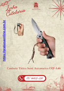 Canivete Tático Semiautomático Modelos A046 e A047