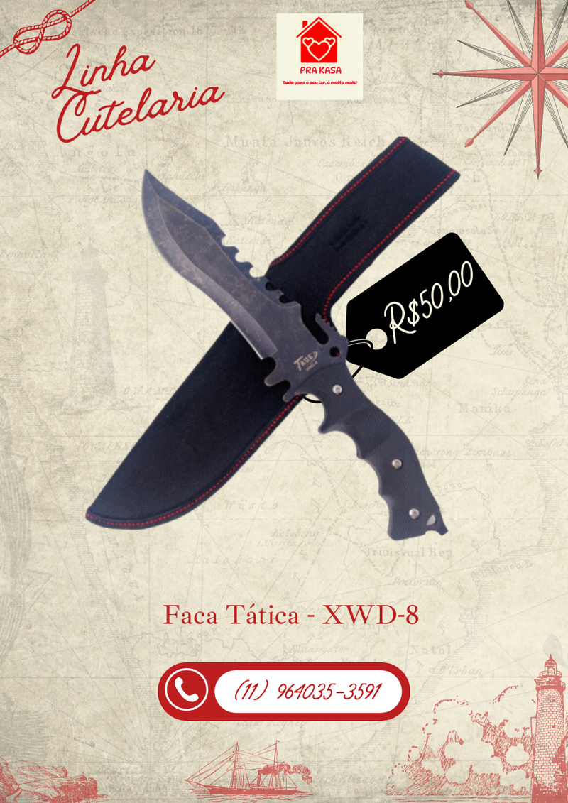 Faca Esportiva Taue Modelo Xwd-8
