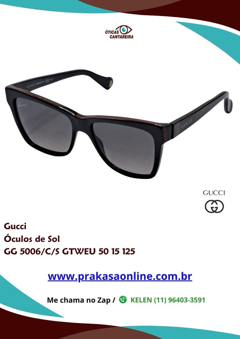 Gucci - Óculos de Sol - GG 5006/C/S GTWEU 50 15 125