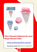 Filtro Flutuante Coletor de Fiapos para Máquina de Lavar