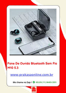 Fone de Ouvido Bluetooth M10 Sem Fio
