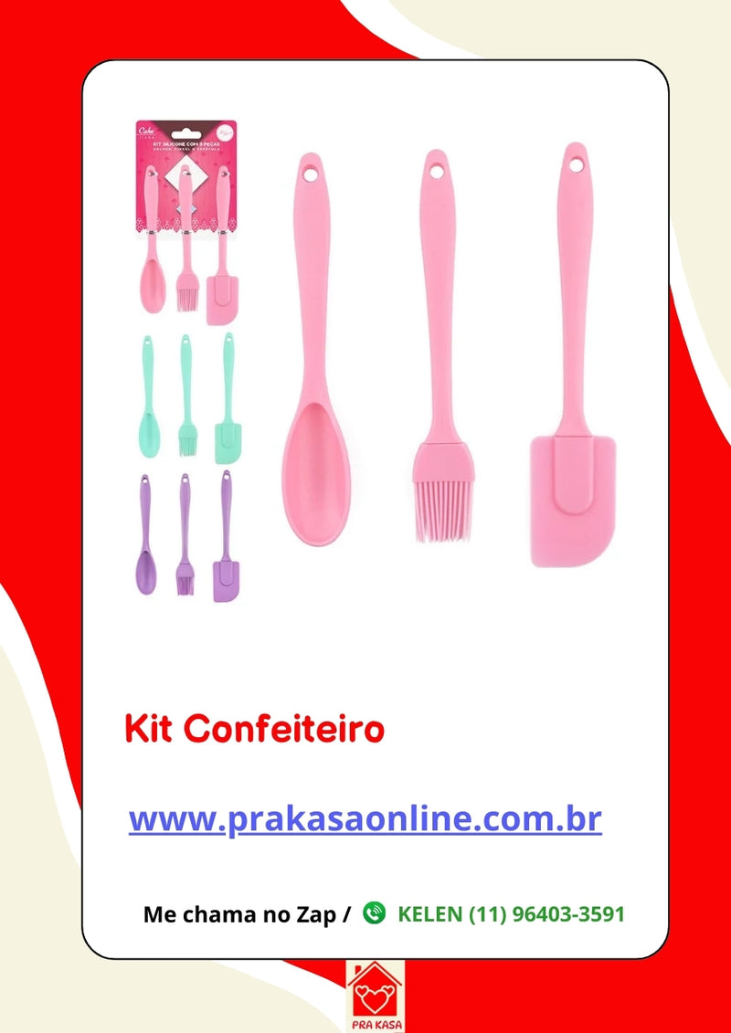 Kit Confeiteiro - 3 peças