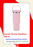 Garrafa Térmica Flip/Straw - 900 ml