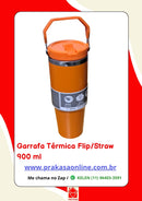 Garrafa Térmica Flip/Straw - 900 ml
