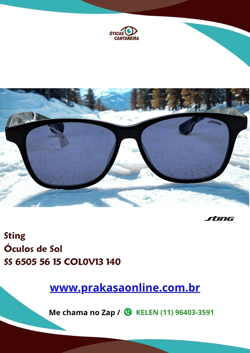 Sting - Óculos de Sol - SS 6505 56 15 COL0V13 140
