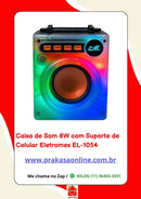 Caixa de Som 8W com Suporte de Celular Eletromex EL-1054