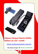Máquina Choque Potente 12000v Defesa Luz Led - Luatek