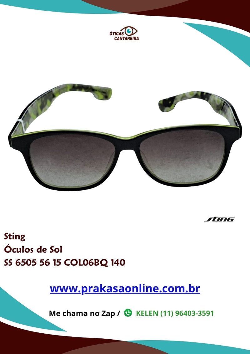 Sting - Óculos de Sol - SS 6505 56 15 COL06BQ 140