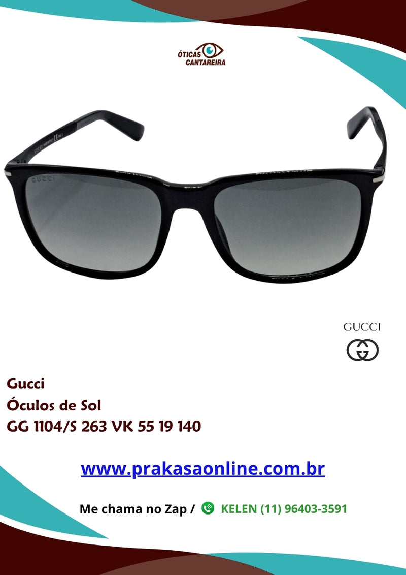 Gucci - Óculos de Sol - GG 1104/S 263 VK 55 19 140