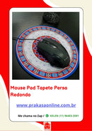 Mouse Pad Tapete Persa Redondo