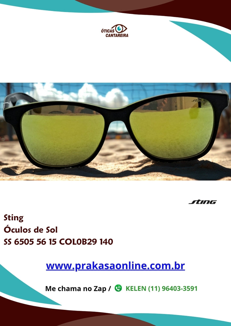 Sting - Óculos de Sol - SS 6505 56 15 COL0B29 140