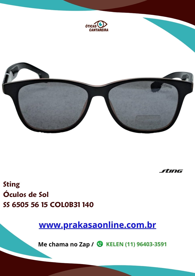 Sting - Óculos de Sol - SS 6505 56 15 COL0B31 140