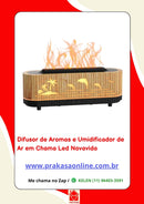 Difusor de Aromas e Umidificador de Ar em Chama Led Novavida
