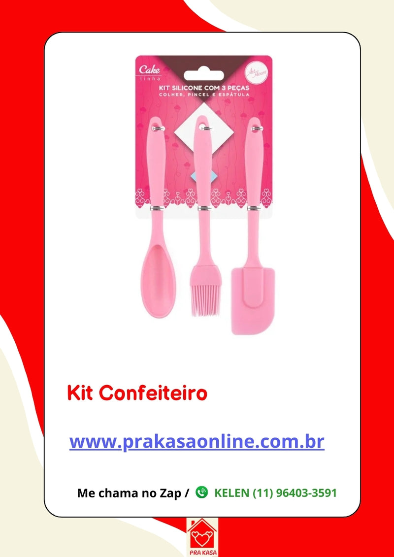 Kit Confeiteiro - 3 peças