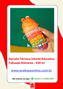 Garrafa Térmica Tabuada Interativa 430ml