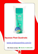 Garrafa de Água Quadrada Squeeze Portátil com Alça - 450ml