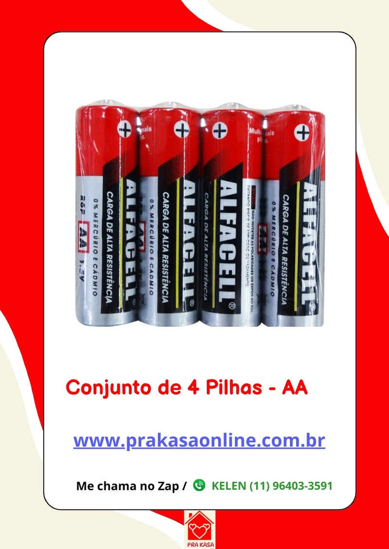 Pilhas Alfacell - AA ou AAA