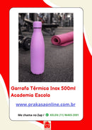 Garrafa Térmica Inox 500ml  Academia Escola