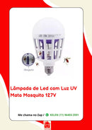 Lâmpada Led 60W Mata Mosquito Insetos Pernilongo Moscas