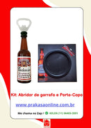 Kit: Abridor de garrafa e Porta-Copo Budweiser