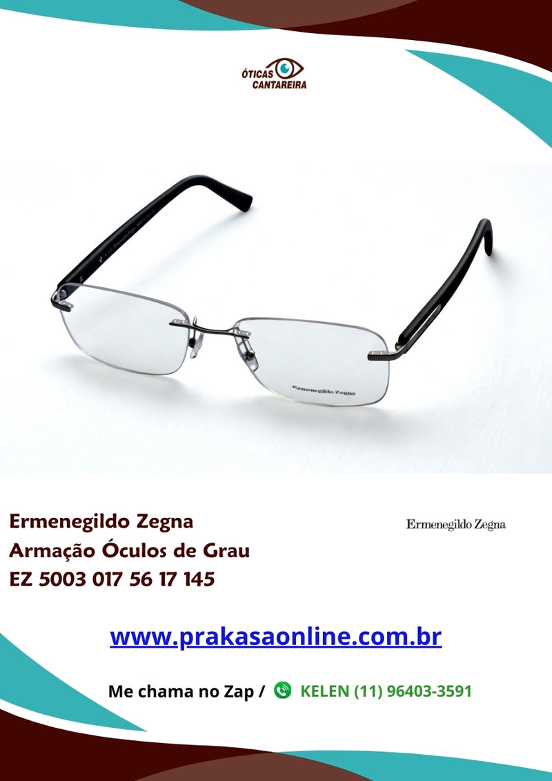 Ermenegildo Zegna - Armação Óculos de Grau - EZ 5003 017 56 17 145