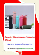Garrafa Térmica com Chaveiro - 600 ml
