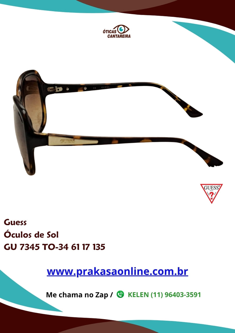 Guess - Óculos de Sol - GU 7345 TO-34 61 17 135