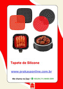 Tapete Silicone Air Fryer Tapete Protetor Fritadeira Antiaderente