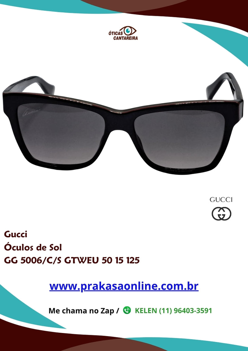 Gucci - Óculos de Sol - GG 5006/C/S GTWEU 50 15 125