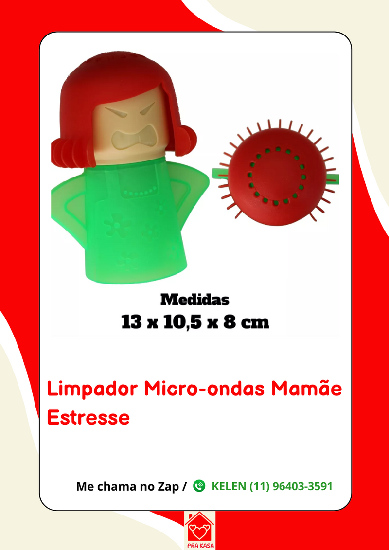 Limpador de Micro-ondas - Mãe Brava