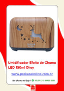 Umidificador Efeito de Chama LED 150ml Ohey