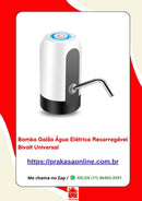 Bomba Galão Água Elétrica Recarregável Bivolt Universal