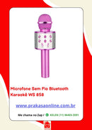Microfone Sem Fio Bluetooth Usb Karaokê