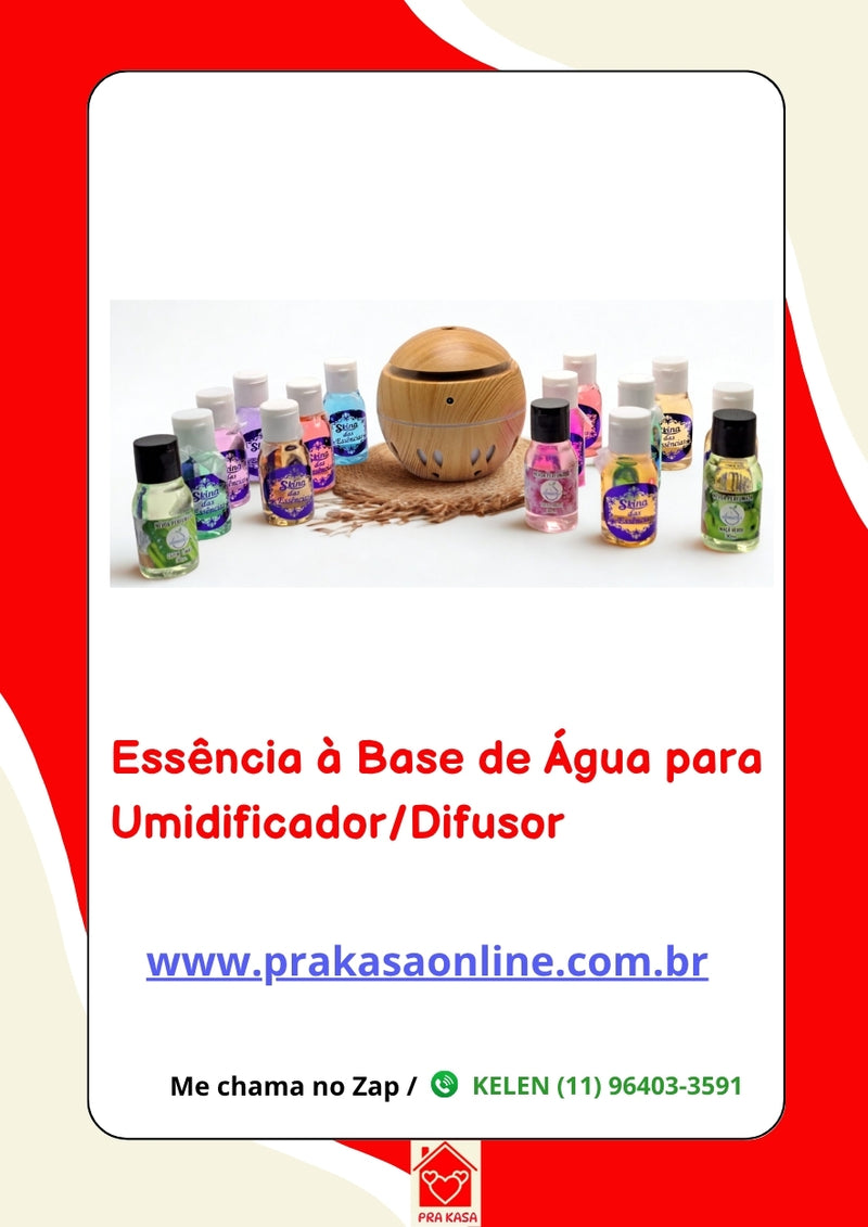 Essência à Base de Água para Umidificador/Difusor
