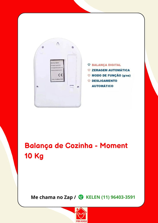 Balança Para Cozinha até 10 kg