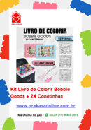 Kit Livro de Colorir Bobbie Goods + 24 Canetinhas
