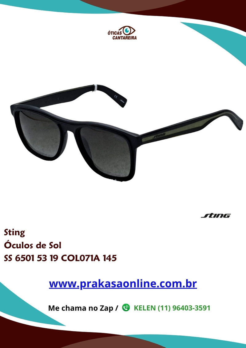Sting - Óculos de Sol - SS 6501 53 19 COL071A 145