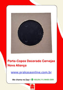 Porta-Copo Decorado com Estampas de Cervejas – Nova Aliança