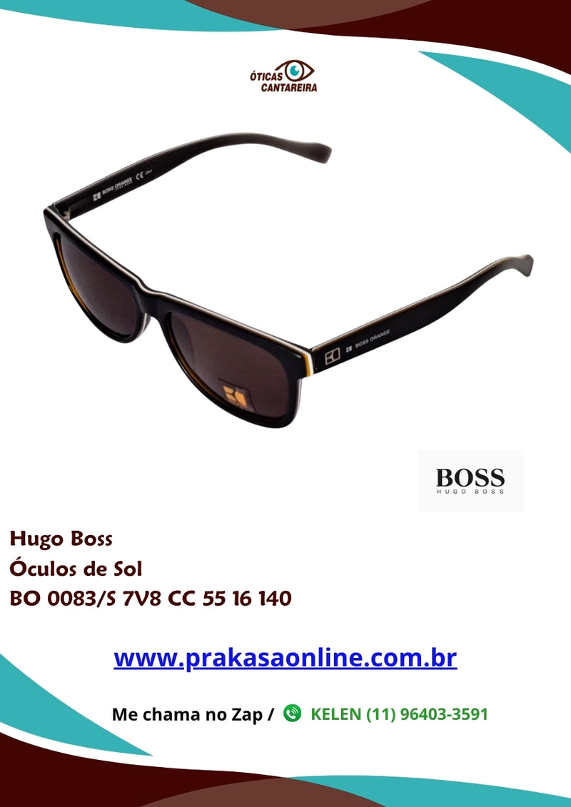 Hugo Boss - Óculos de Sol - BO 0083/S 7V8 CC 55 16 140