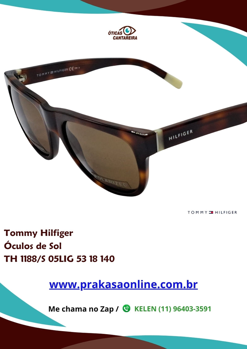 Tommy Hilfiger - Óculos de Sol - TH 1188/S 05LIG 53 18 140