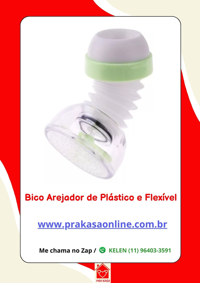 Arejador Para Torneira Universal Chuveirinho Giratório 360º