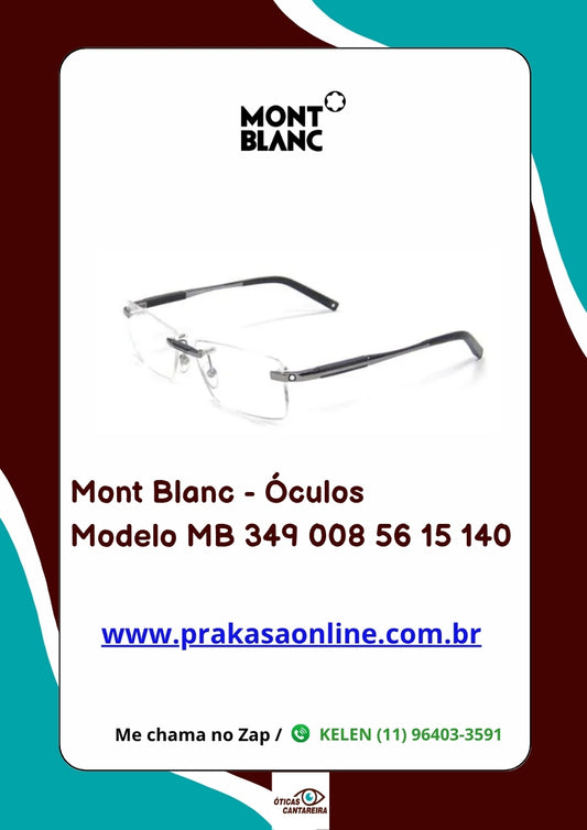 Mont Blanc - Armação Modelo MB 349 008 56 15 140