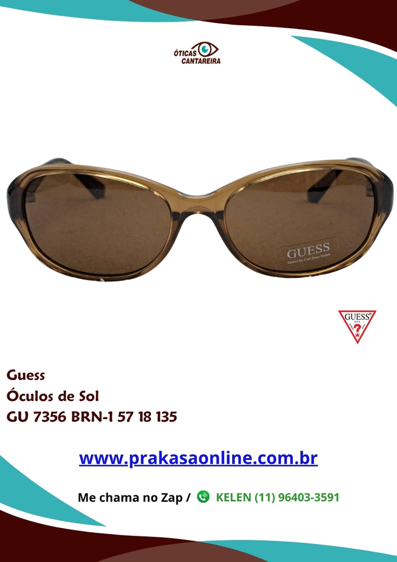 Guess - Óculos de Sol - GU 7356 BRN-1 57 18 135