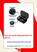 Fone de Ouvido Bluetooth M10 Sem Fio
