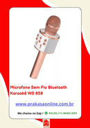 Microfone Sem Fio Bluetooth Usb Karaokê