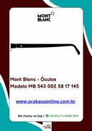 Mont Blanc - Armação  Modelo MB 543 002 58 17 145